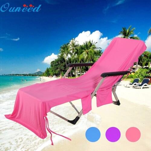 Ouneed beach towel Microfiber Pool Lounge Beach Chair Cover Towel dual-use composite bath towels Quick Drying drop ship new 2020