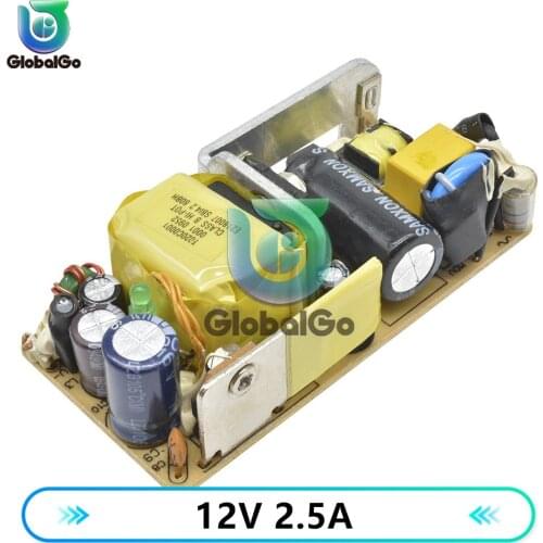 AC-DC 50-60Hz 12V 2.5A Precision Buck Converter AC 100 -240V to 5V DC step down Transformer power supply module