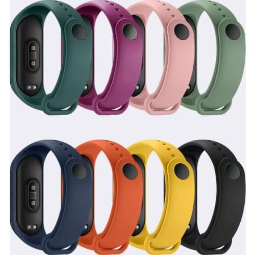 Bracelet for Mi band 6 Strap Sport Silicone Miband4 miband 5 Wrist correa Replacement Wristband for xiaomi Mi band 4 3 5 strap