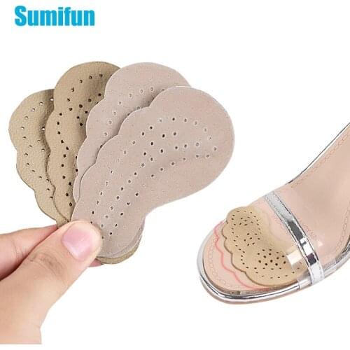 6Pcs High Heels Half Insoles Forefoot Protection Pads Foot Care Absorbs Sweat Non-slip Reduce Vibration Socks Toe Pad Inserts