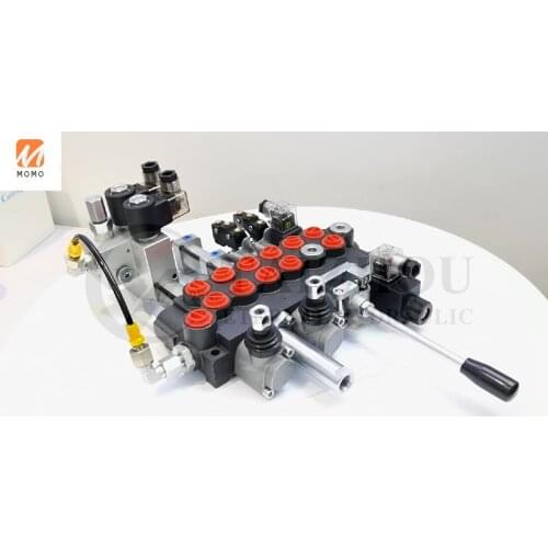 1-7 Spools Monoblock Solinoid Operated Direct Valve, 50 80 L/Min 12Vdc 24Vdc Z50Es Z80Es Hydraulic Directional Control Valve