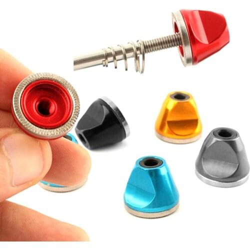 1Pcs Bicycle Hub Nut Screw Front Rear Fixed Gear MTB Bike Parts Aluminum Alloy Quick Release Axle Bolt Nuts Bike Hub Nut