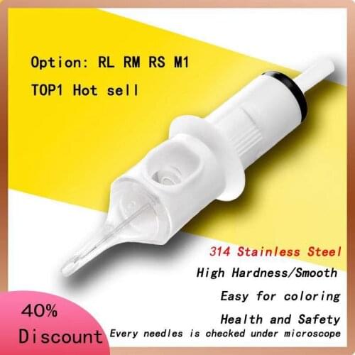 10pcs Tattoo Cartridge Needles RL1 RL3/RL5/7/9/11/14 for Tattoo Rotary Machine Permanent Makeup Cartridge Needles HOT