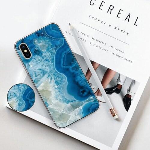 100pcs/lot Marble Grain Protector Phone Case For iPhone XR XS Max X 6 6S 7 8 Plus SE2 SE 2Stand Holder Silicone Back Cover Coque