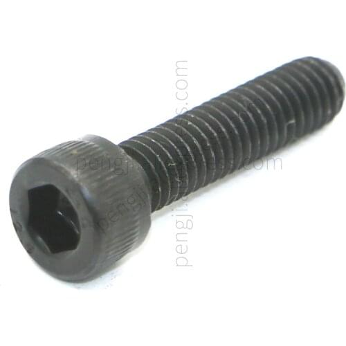 100PCS M6 - 1.0 x 25mm Socket Head Cap Screws Metric, Allen Socket Drive, 12.9 Grade Alloy Steel, DIN 912, Black Oxide Finish