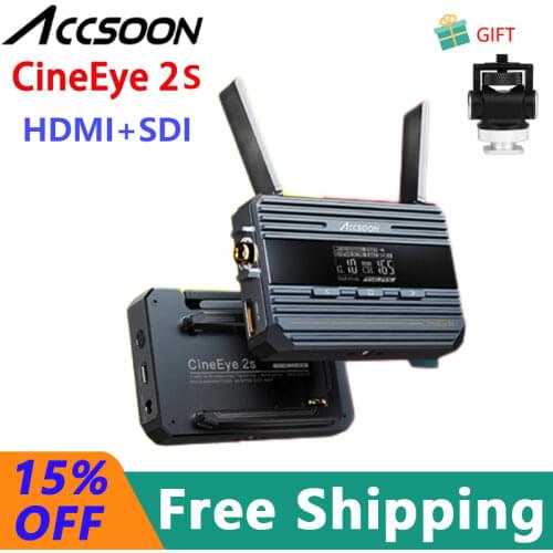 ACCSOON CineEye 2 2S Wireless Transmitter Receiver Video Audio 1080P Video 400ft Transmission Video Transmitter