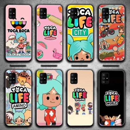 Toca Boca Toca Life World game Phone Case For Samsung Galaxy A21S A01 A11 A31 A81 A10 A20E A30 A40 A50 A70 A80 A71 A51