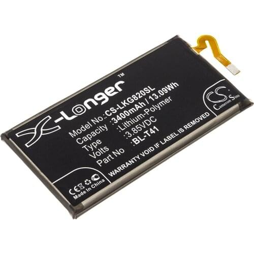 CS 3400mAh/13.09Wh battery for LG G8 ThinQ,G820N,G820UM,LMG820QM7,LM-G820TM,LMG820TMB,V405TAB,V405UA,V405UA0,V405UAB