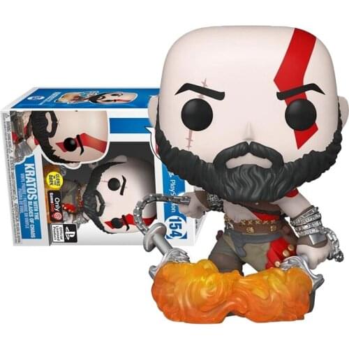 FUNKO POP God Of War KRATOS #154 Action Figure Collection Model Toys for Children Birthday Gifts
