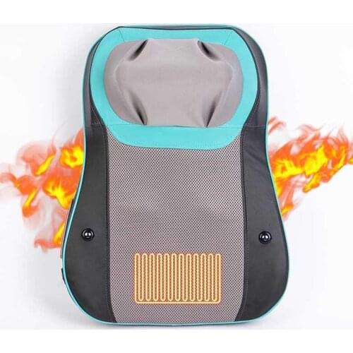 Massager back waist cervical vertebra instrument neck shoulder multifunctional whole body neck kneading pillow car home cushion