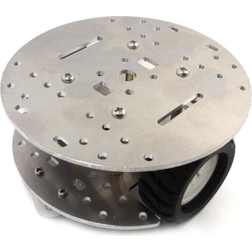 Micro intelligent vehicle chassis Metal reduction motor robot