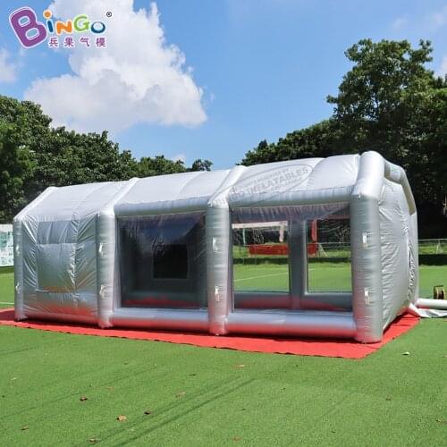 Personalized 8x4x3 meters inflatable spray booth / spray booth car painting / inflatable car spray booth toy tent