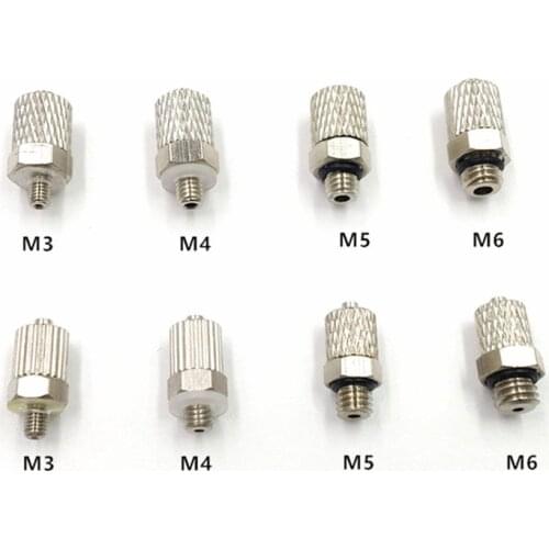 Pneac M5-4mm M5-6mm M3-4mmm M6-6mm Straight Pneumatic Pipe Air Hose Quick Fitting Mini Connector