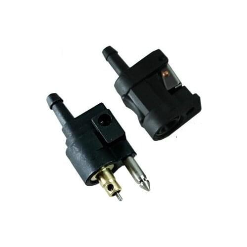 Free shipping Hangkai 2 stroke 6.0 HP outboard fuel tank connectors males plus females