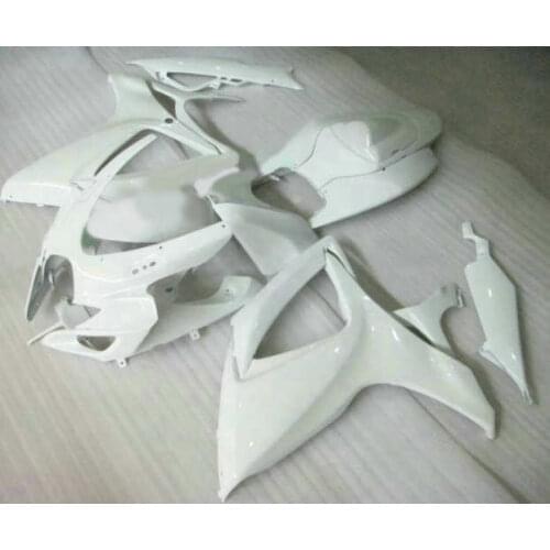 Lowest price fairing kit for GSXR600 GSXR750 06 07 K6 white black ABS fairings set GSX-R 600 750 2006 2007 yellow grey