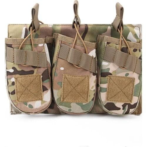 WoSporT Triple AK Storage Molle Accessory Bullet Bag Outdoor Military Fans Shooting Hunting Swat Fighting Combat Tactical Pouch