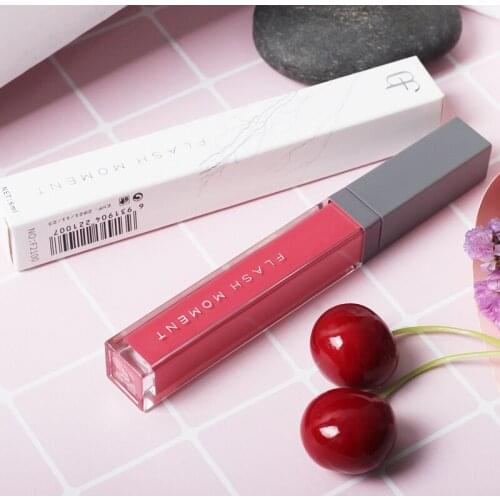 FlashMoment 16Colors Waterproof Makeup Matte Lip Gloss Velvet Lipgloss Nude Lip Tint Long Lasting Liquid Lipstick Cosmetics