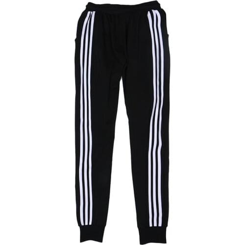 5XL Big Size 2020 Spring And Autumn Women Casual Harem Pants Black White Striped Printed Side Pants Ladies Loose Trousers P1035