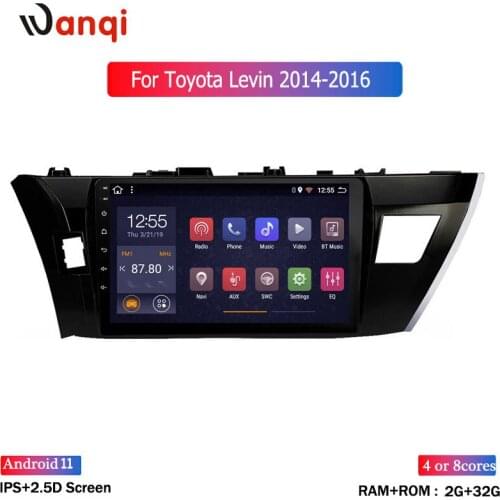 10.1 Inch Android 8.1 Car GPS for Toyota Levin Corolla 2014-2016 Navigation Android System Canbus SWC Bluetooth WiFi Mirror Link