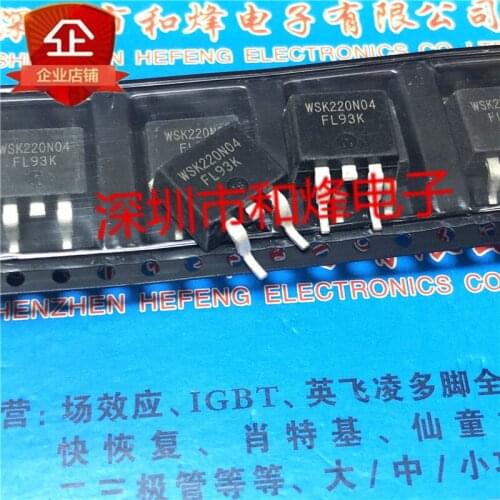 10PCS WSK220N04 TO-263