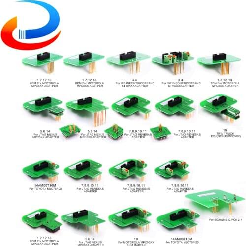 22PCS BDM Frame Adapter ECU Programmer OBD OBD2 Car Diagnostic Auto Tool ECU Tuning flasher tester For kTAG KESS BDM 100