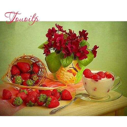 Diamond embroidery Flower still life diamond mosaic picture rhinestones diy 5D diamond painting cross stitch home decor