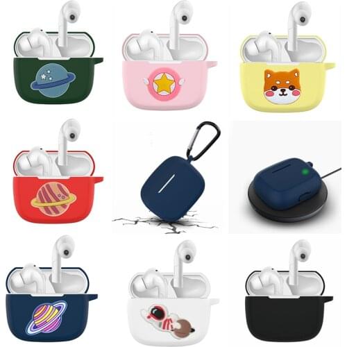 Non-slip Protect Case for ZMI PurPods Pro Case Solid color Silicone Wireless Bluetooth Earphones Cover for PurPods Pro case