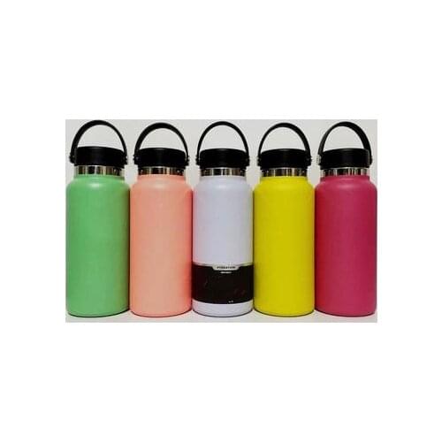32oz/40oz flask Tumbler Flask Vacuum Insulated Flask Stainless Steel Water Bottle Wide Mouth Outdoors Sports Bottle