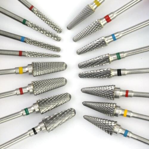 1pcs Nail Drill Bit Carbide Electric Milling Cutter Manicure Drills Bits Nail Art Equipment Pedicure Files Tools Accessories