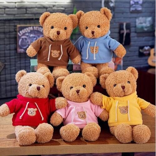 Kawaii Teddy Bear Toy Plush Toys Stuffed Animals Bear Ragdoll Soft Plush Doll Children Toys Girls Birthday Gift
