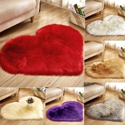 Sweet Heart More Sizes Artificial Sheepskin Rug Chair Cover Bedroom Mat Faux Wool Warm Hairy Carpet Seat Wool Warm Textil Fur Ar
