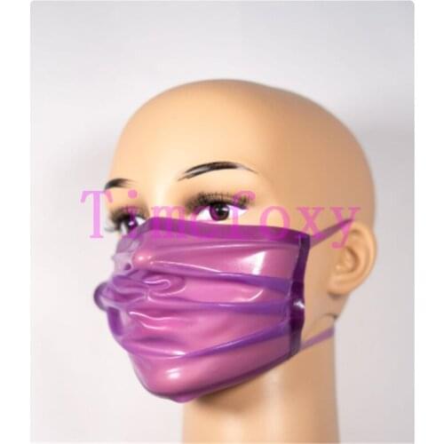 Latex face hood rubber face Mask Halloween hood fetish mask Rubber masque valentines gift party hoods