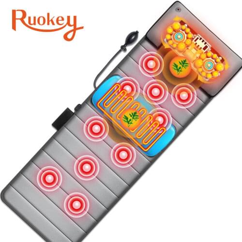 Cervical massager chair neck waist back multifunctional massage cushion body massage blanket mattress cushion heating pad