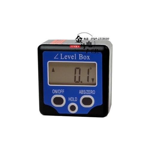 Mini Digital Protractor level Box - Blue level meter