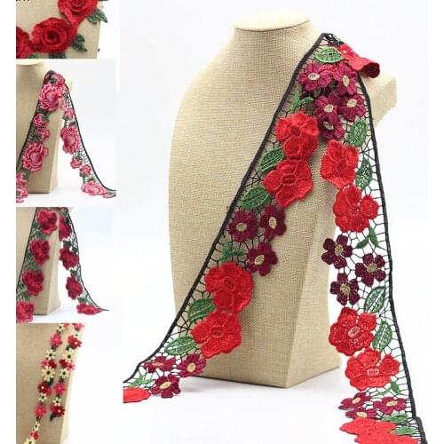 MLAEY -1Yard High quality Lace Trim, Delicate Floral Lace, Venise Lace Fabric for Costumes