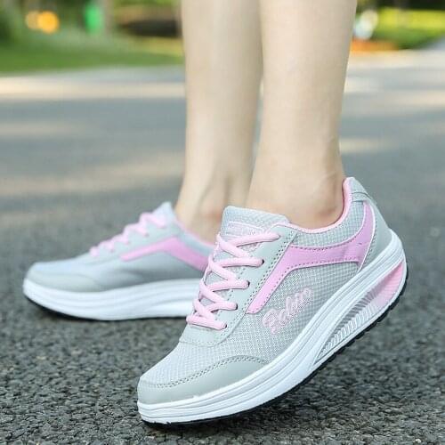 Fashion Sneakers Women Designers Mesh Women Chunky Sneakers Platform Wedge Womens Vulcanize Sneakers Shoes Woman Casual Shoes