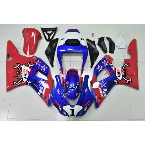 For YAMAHA YZFR1 1998 - 1999 Motorcycle Fairing YZF1000 R1 98 Fairings YZFR1 1998 Blue Red Motorcycle Fairing