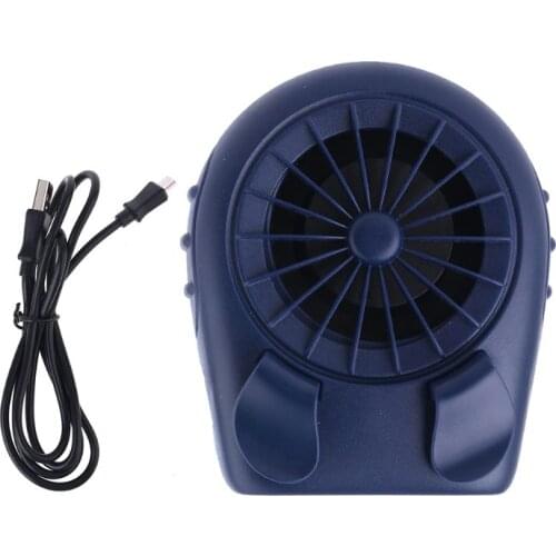 Portable Handsfree Cooling Fan Mini Clip Waist Fan USB Rechargeable Air Cooler for Indoor Outdoor Travel Use
