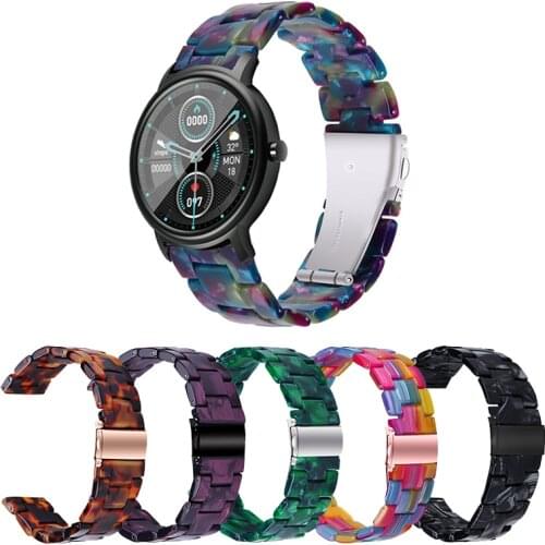 Resin Strap For Xiaomi Mibro Air Smart Watch Band Replacement Strap 20MM Bracelet Sport Adjustable Wristband Watch Accessories