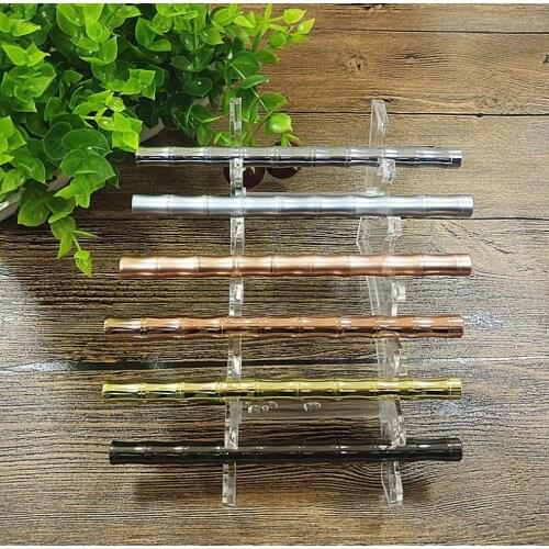 200pcs/lot creative bamboo brass pen metal pen ballpoint pen copper pen gift for school office