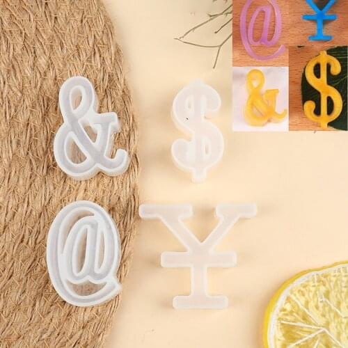 ¥@ & Dollar RMB Symbol Money Sign Silicone Fondant USD Cake Mold
