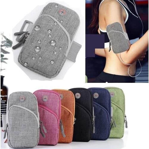 Sports Running Armband Bag Case Cover Running armband Universal Waterproof Sport cell phone Holder Outdoor Sport Arm pouch 6.5"