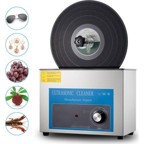 Nobsound Ultrasonic Cleaner for LP Vinyl Records Liftable Timing Washing Machine Jewelry