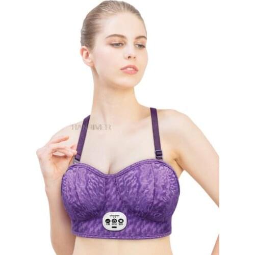 Chest tightening massage breast augmentation device increases massage vibration dredging