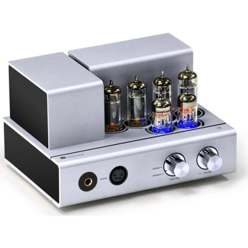 12w*2 MUZISHARE i3 Vacuum Tube Power Amplifier/Headphone Amplifier/Bluetooth/Class A Fever Tube Amplifier/6H2N-EB x2 6P1 x4