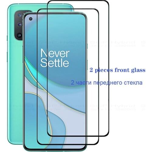 For oneplus 8T Tempered glass 2PCS screen protector protective for oneplus 8T 8 T oneplus8 T oneplus8T one plus 8T glass films