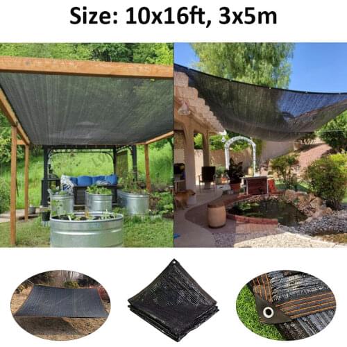 Lvju 10x16ft 3x5m Shade Cloth Net Cover For Koi Fish Pond/Fish Tank/Pavilion