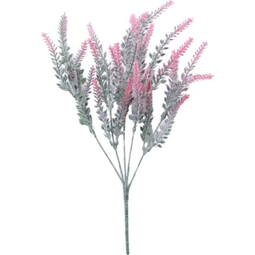 1Pc Artificial Flower Lavender Plants Outdoor Wedding Garden Home DIY Decoration