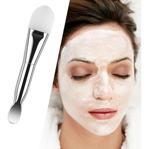 1Pc Masque Brush Facial Masks Brush Clean Easily Plastic Silicone Masque Applicator Brush Silicone Brushes for Makeup Skin Care