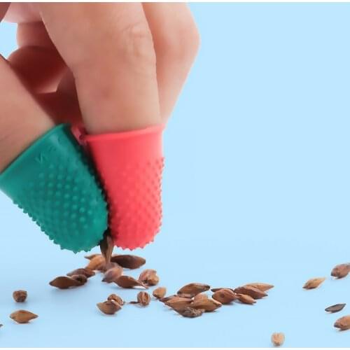 10pcs Rubber Finger Tips Finger Pads Grips Thick Reusable Finger Protector